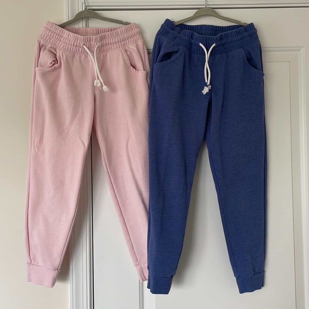 2 pair of sweatpants for $10.00. They are in good condition.